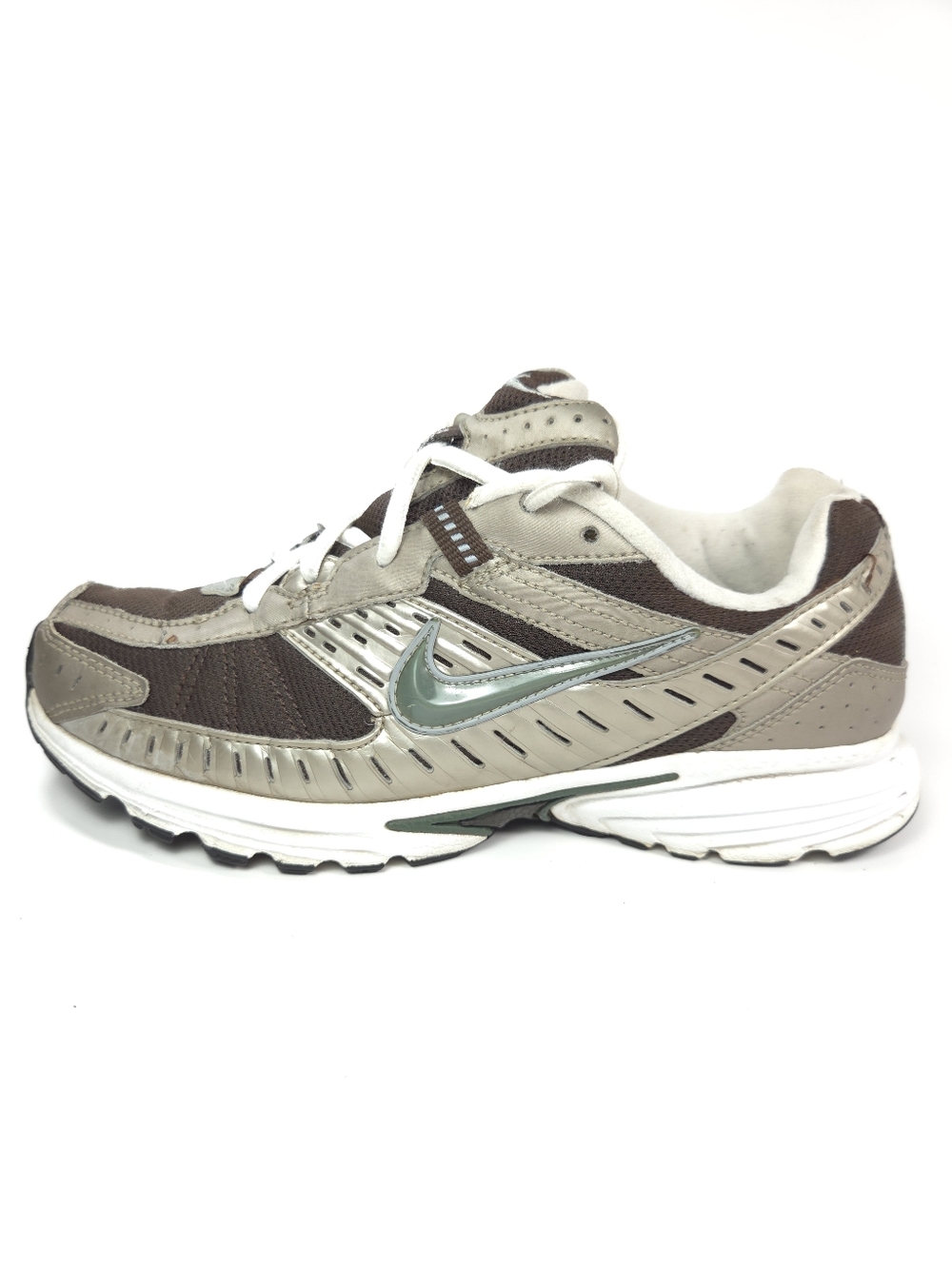 Nike Run Compete Dart IV Brown/Green Vintage Running Shoes W 9